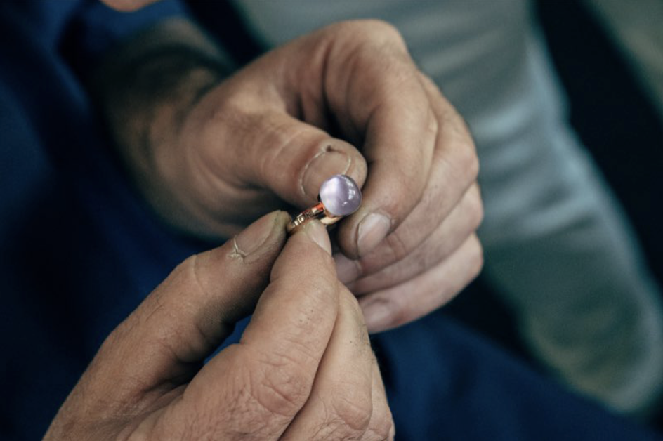 BIGLI 18kt gold production of rings